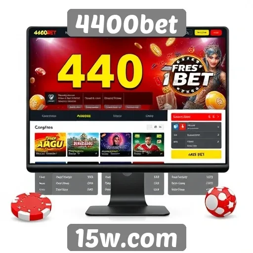 Interface e usabilidade do site 4400bet